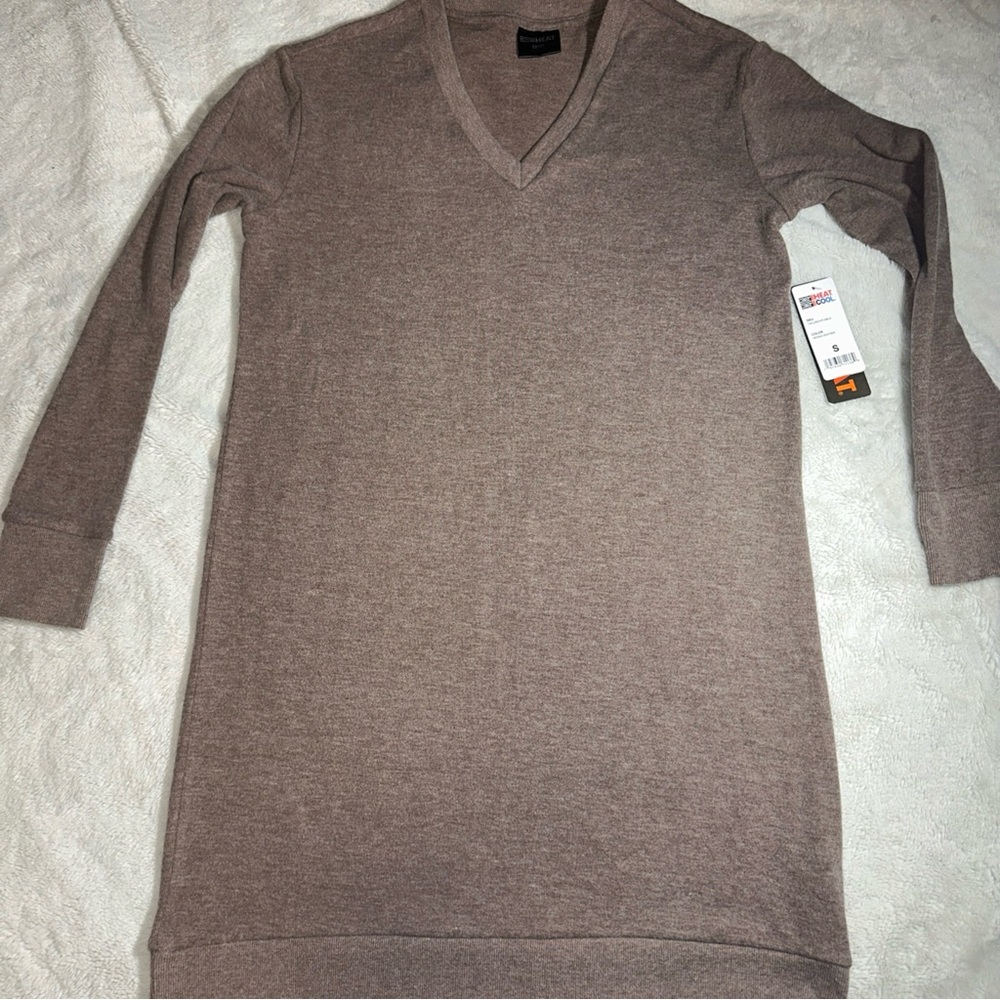 32 Degree Heat Brown Sweater Dress New With Tags